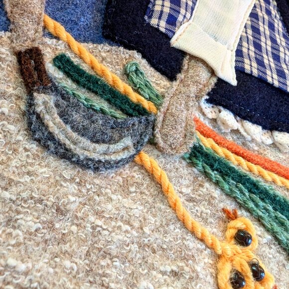 GIESSWEIN Austria cardigan Sz 38 EU 100% WOOL WOODEN BUTTONS TRULY STUNNING WOW - Picture 6 of 14